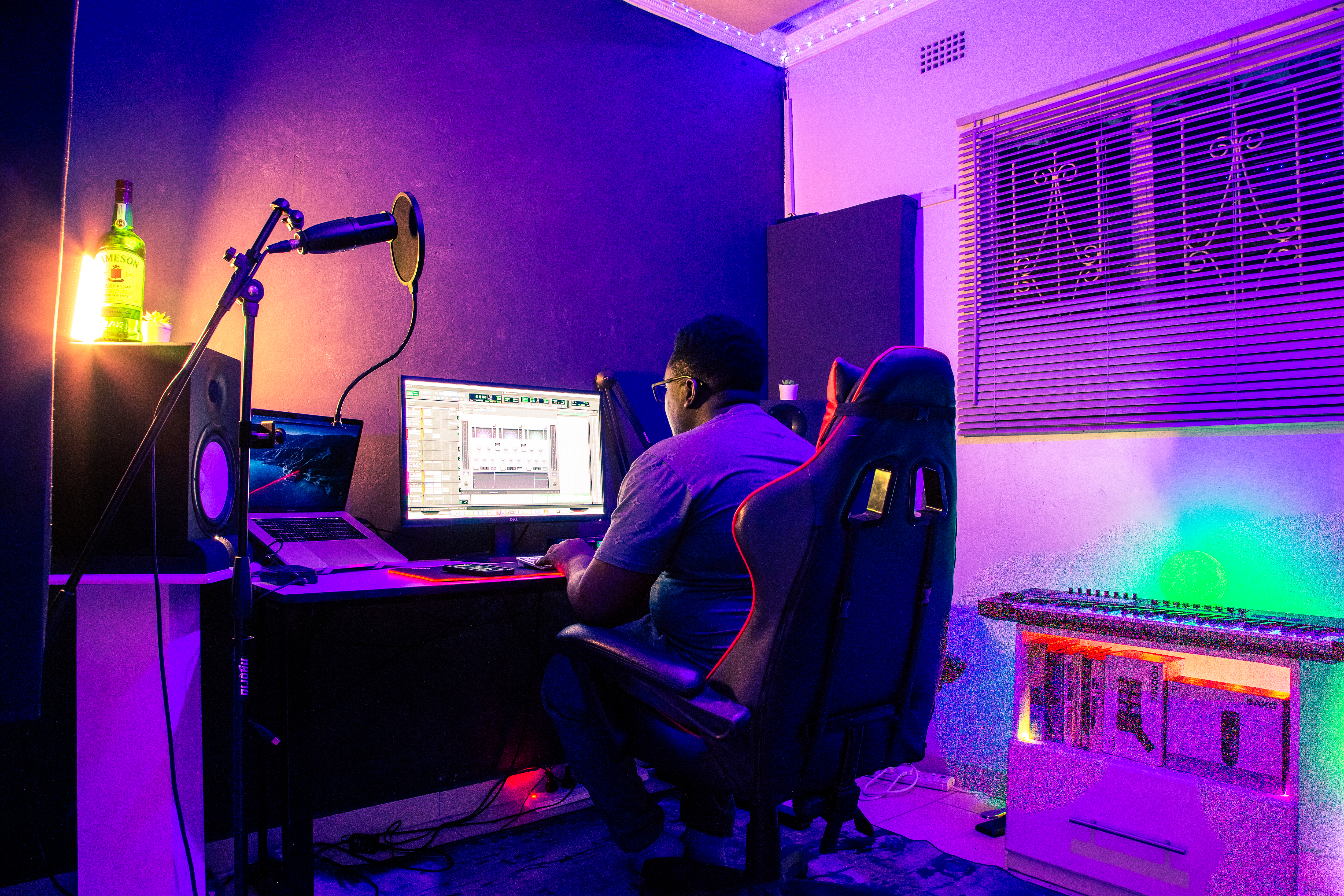 Creative shoot session in the studio